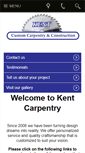 Mobile Screenshot of kentcustomcarpentry.com